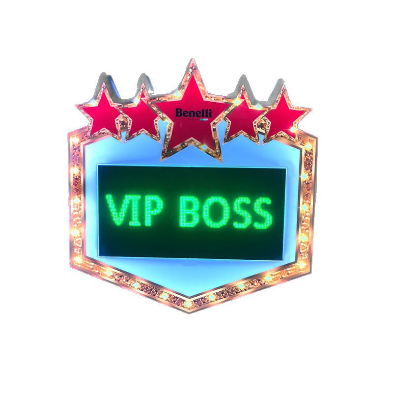 Star Shape Led Digital VIP Bottle Service Presenter , DIY Message ...